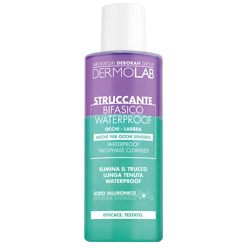 DERMOLAB DEBORAH Средство для снятия водостойкого макияжа Dermolab Waterproof Two-Phase Cleanser 150 #1