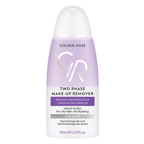 GOLDEN ROSE Жидкость для снятия макияжа с глаз и губ TWO PHASE MAKE-UP REMOVER 150 #1