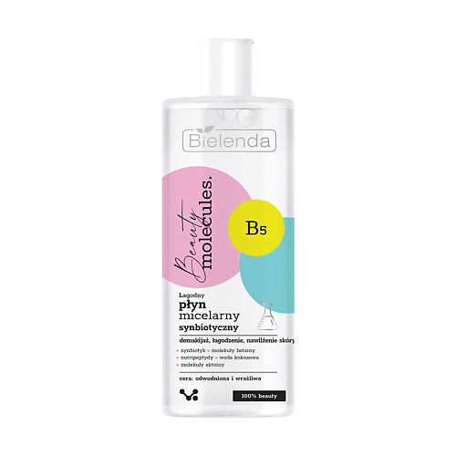 BIELENDA Мицеллярная вода BEAUTY MOLECULES синбиотическая мягкая для снятия макияжа 500 #1