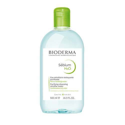 BIODERMA Мицеллярная вода очищающая для жирной и проблемной кожи лица Sebium 500 #1