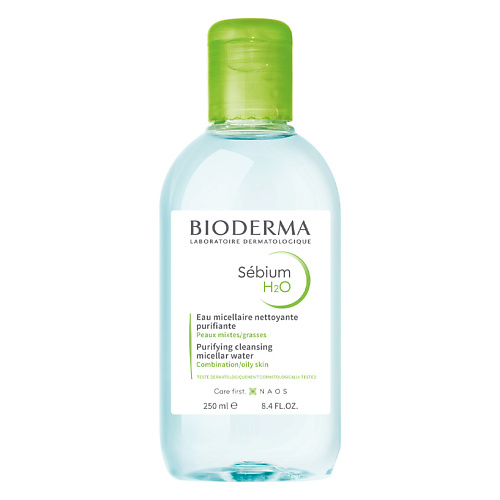 BIODERMA Мицеллярная вода очищающая для жирной и проблемной кожи лица Sebium 250 #1