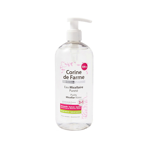 CORINE DE FARME Вода очищающая мицеллярная Purity Micellar Water 500 #1