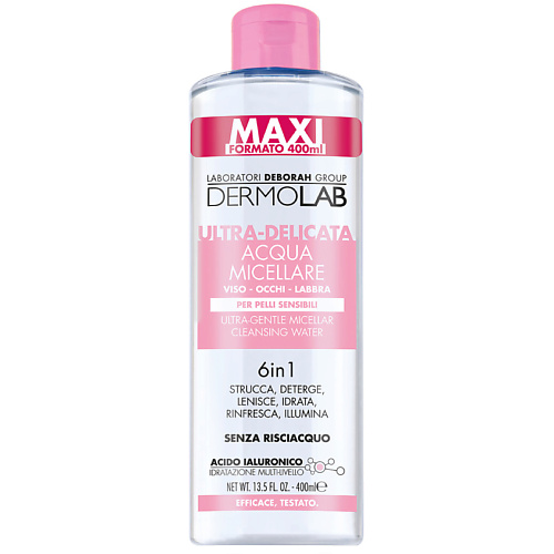DERMOLAB DEBORAH Мицеллярная вода для очищения ультра-нежная Dermolab Ultra-Gentle Micellar Cleansing Water 400 #1
