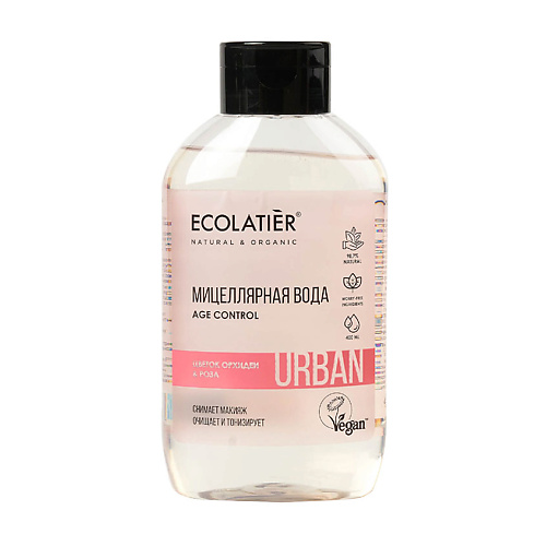 ECOLATIER Мицеллярная вода для снятия макияжа цветок орхидеи & роза 400 #1