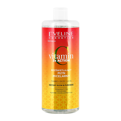EVELINE Мицеллярная вода VITAMIN C с эффектом сияния 500 #1