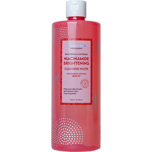 SHINCOS.LAB Мицеллярная вода с ниацинамидом Niacinamide Brightening Cleansing Water 500 #1
