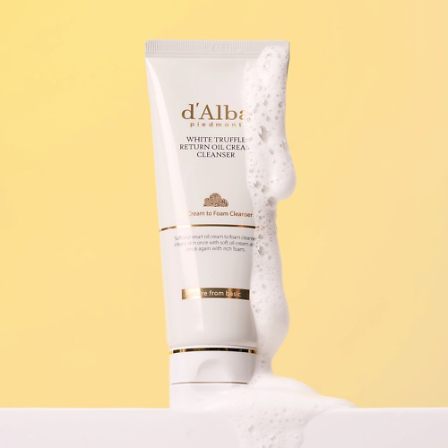 D`ALBA Масло+пенка White Truffle Return Oil Cream Cleanser 100 #1