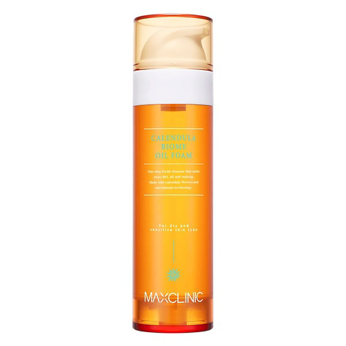 MAXCLINIC Масло-пенка гидрофильное для умывания с экстрактом календулы Calendula Biome Oil Foam 110 #1
