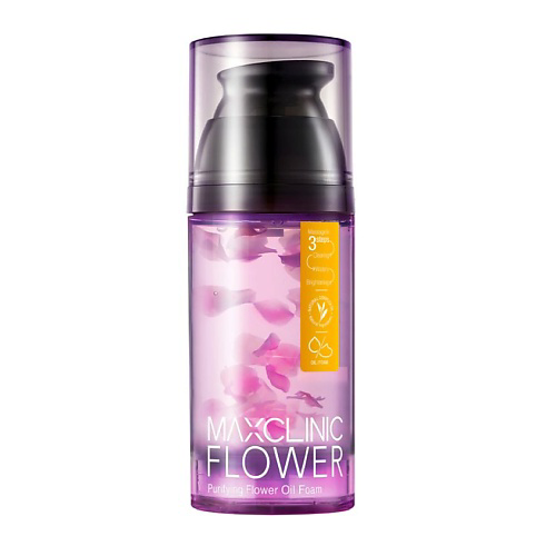 MAXCLINIC Масло-пенка гидрофильное для умывания с 15 экстрактами цветов Purifying Flower Oil Foam 110 #1