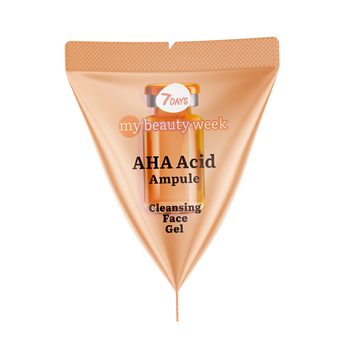 7DAYS Гель для лица очищающий AHA ACID MY BEAUTY WEEK 7 #1