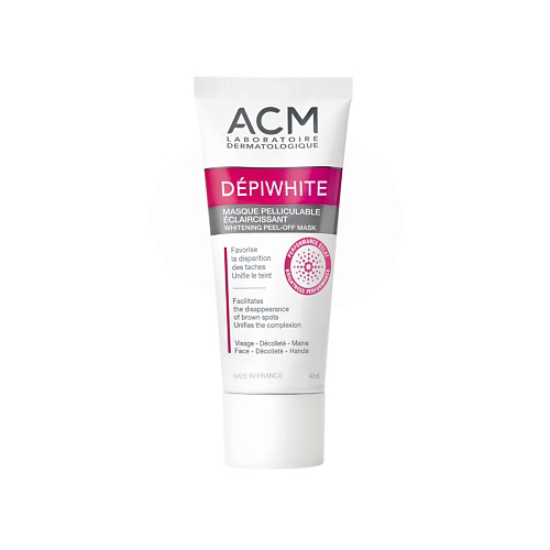 ACM LABORATOIRE DERMATOLOGIQUE Маска отбеливающая и отшелушивающая Depiwhite whitening peel-off 40 #1