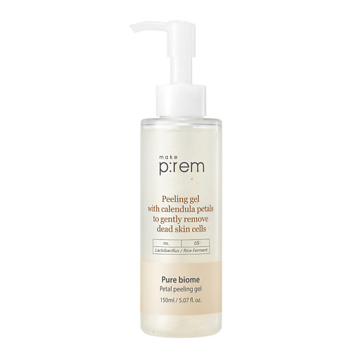 MAKE P:REM Гель-пилинг для лица PURE BIOME PETAL PEELING 150 #1