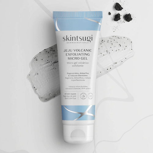 SKINTSUGI Гель для лица отшелушивающий Jeju Volcanic Exfoliating Micro Gel 75 #1
