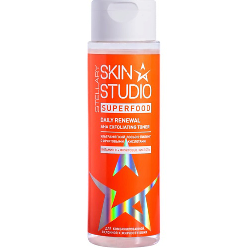 STELLARY SKIN STUDIO Ультрамягкий лосьон-пилинг Superfood Daily Renewal Exfoliating Toner 150 #1