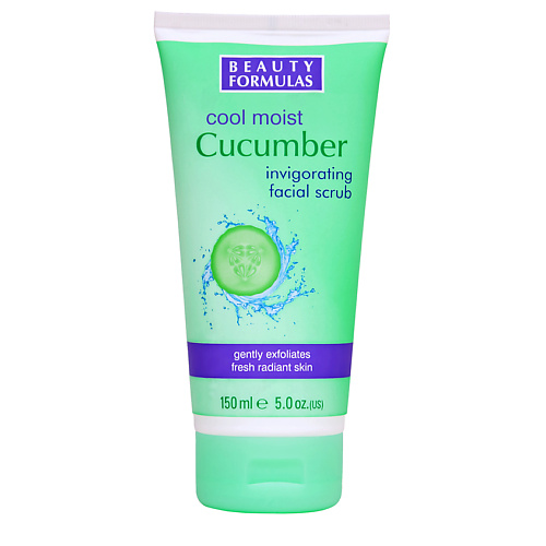 BEAUTY FORMULAS Скраб для лица тонизирующий Cucumber Invigorating Facial Scrub 150 #1