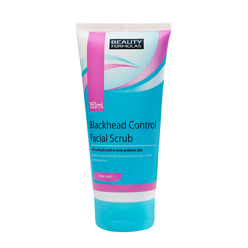 BEAUTY FORMULAS Скраб для лица от угрей Blackhead Control Facial Scrub 150 #1