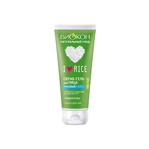 БИОКОН Скраб-гель для лица I  LOVE RICE 90 #1