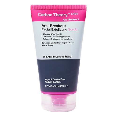 CARBON THEORY Скраб для лица Charcoal & Tea Tree Oil Breakout Control Facial Exfoliating Scrub 100 #1
