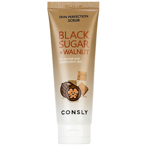 CONSLY Скраб для лица с черным сахаром и экстрактом грецкого ореха Black Sugar & Walnut Skin Perfection Scrub 120 #1