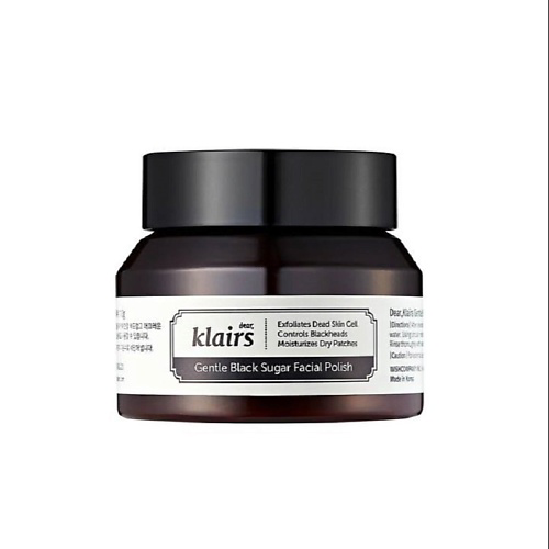 DEAR, KLAIRS Cкраб для лица Gentle Black Sugar Facial Polish 110 #1