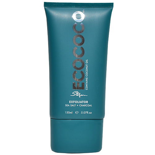 ECOCOCO Скраб для лица отшелушивающий с морской солью и углем Exfoliator Sea Salt + Charcoal 150 #1