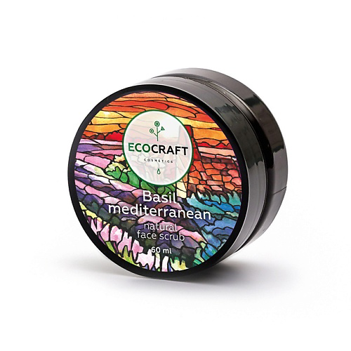 ECOCRAFT Скраб для лица Базилик средиземноморский Basil Mediterranean Natural Face Scrub 60 #1