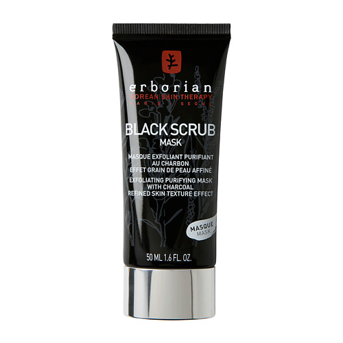 ERBORIAN Скраб для лица черный Black Scrub Mask 50 #1