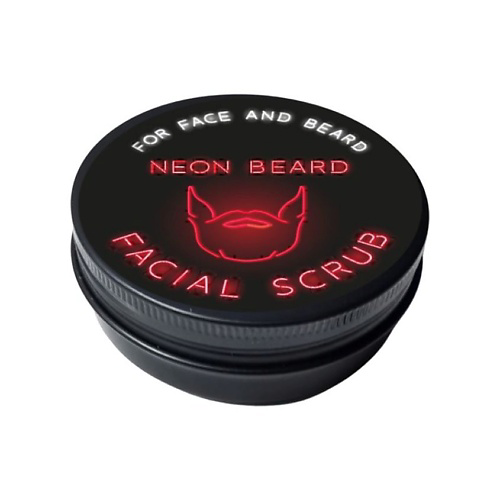 NEON BEARD Скраб для лица RED NEON - ENERGY 60 #1