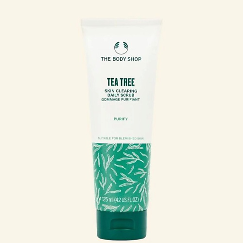 THE BODY SHOP Ежедневный скраб Tea Tree Skin Clearing с маслом чайного дерева для проблемной кожи 125 #1