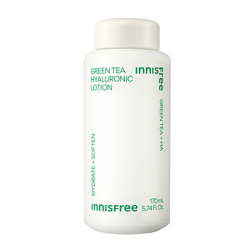INNISFREE Увлажняющая эмульсия с экстрактом зеленого чая и гиалуроновой кислотой для  сияния кожи Green Tea 170 #1