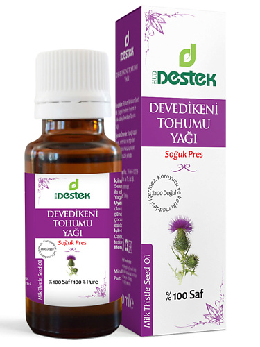 DESTEK Косметическое масло семян расторопши для лица, тела, волос, увлажнение, питание 20 #1