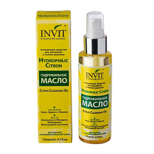 INVIT Гидрофильное масло для жирной и комбинированной кожи Hydrophilic Citron 110 #1