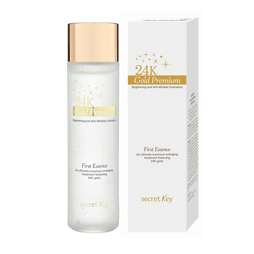 SECRET KEY Антивозрастная эссенция для лица с коллоидным золотом 24K Gold Premium First Essence 150 #1
