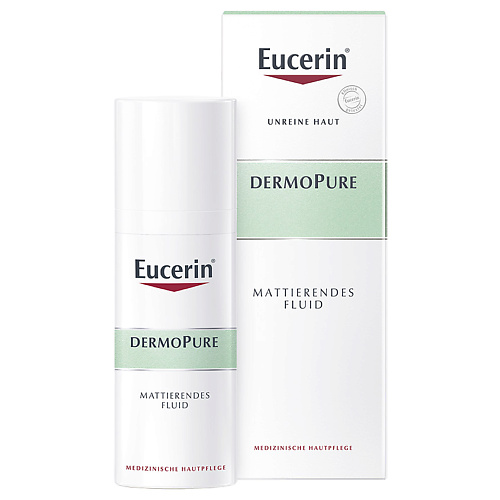 EUCERIN Увлажняющий матирующий флюид для проблемной кожи DermoPure 50 #1
