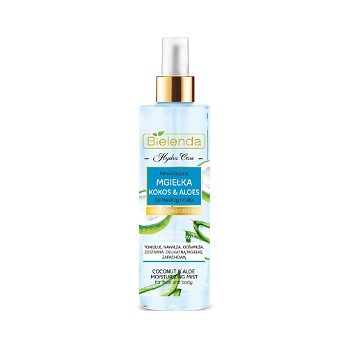 BIELENDA Спрей для лица и тела HYDRA CARE Кокос&Алоэ 200 #1