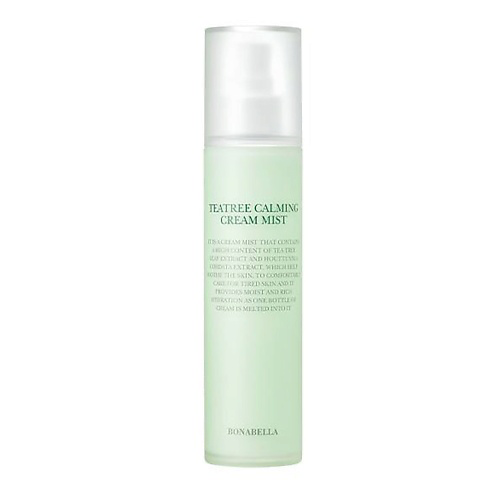 BONABELLA Мист для лица успокаивающий с экстрактом чайного дерева Teatree Calming Cream Mist 50 #1