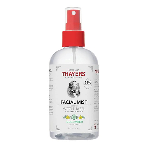 THAYERS Мист для лица без спирта с гамамелисом и огурцом Witch Hazel Cucumber Facial Mist 237 #1