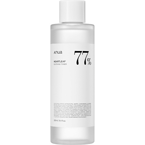 ANUA Успокаивающий тонер для лица с экстрактом хауттюйнии HEARTLEAF 77% SOOTHING TONER 250 #1