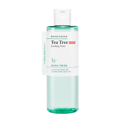BRING GREEN Тонер для лица успокаивающий с чайным деревом и центеллой азиатской Tea Tree Cica Soothing Toner 250 #1