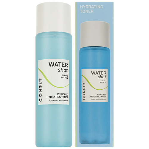 CONSLY Тонер для лица Увлажняющий с гиалуроновой кислотой и ниацинамидом Water Shot Enriched Hydrating Toner 150 #1