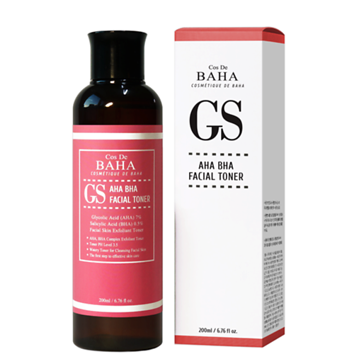 COS DE BAHA Тонер для лица AHA / BHA КИСЛОТЫ Cos De Baha AHA/BHA GS Toner 250 #1
