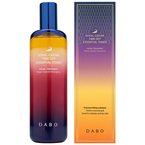 DABO Тонер для лица омолаживающий с королевской икрой и пептидами Royal Caviar Time Off Essential Toner 120 #1