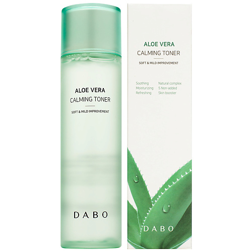 DABO Тонер для лица успокаивающий с экстрактом алоэ Aloe Vera Calming Toner 160 #1