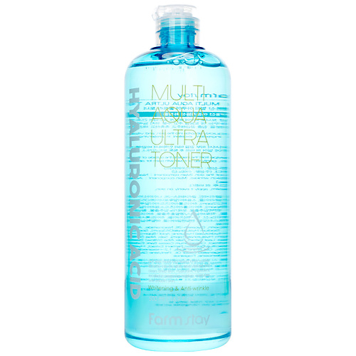 FARMSTAY Тонер для лица увлажняющий с гиалуроновой кислотой Hyaluronic Acid Multi Aqua Utra Toner 500 #1