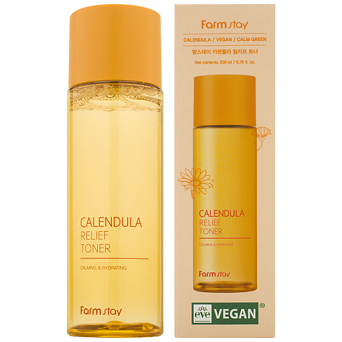 FARMSTAY Успокаивающий тонер с экстрактом календулы Calming & Hydrating 200 #1