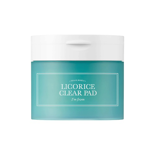 I'M FROM Успокаивающие тонер-пэды с 87% экстракта солодки Licorice Clear Pad 60 #1