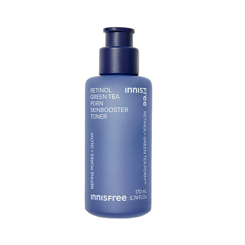 INNISFREE Тонер для ухода за текстурой и упругостью кожи лица с ретинолом Retinol Green Tea PDRN Skinbooster Toner 170 #1