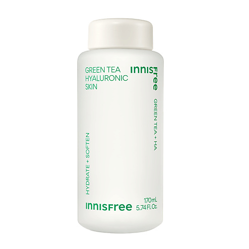 INNISFREE Увлажняющий тонер с экстрактом зеленого чая и гиалуроновой кислотой для сияния кожи Green Tea 170 #1