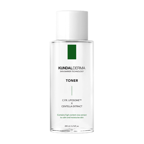 KUNDAL Тонер для лица с центеллой азиатской, пантенолом и клевером луговым Derma Toner 200 #1