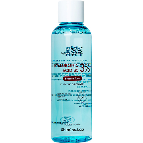 SHINCOS.LAB Тонер-эссенция с гиалуроновой кислотой и пантенолом Hyaluronic Acid B5 3% Essence Toner 200 #1